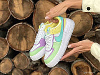 Женские белые кроссовки Nike Air Force 1, женские модные демисезонные кроссовки, женские стильные удобные кеды