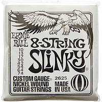 Струны Ernie Ball 2625 8-String Slinky Custom Gauge 10-74