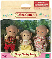 Фигурки Сильваниан Фэмилис Cемья обезьянок Sylvanian Families CalicoCritters Mango Monkey Family CC1489