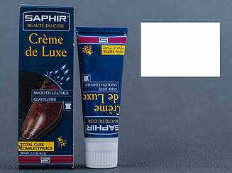 Водовідштовхувальний крем Saphir Creme De Luxe (75 мл) Білий