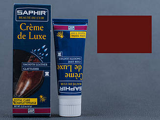 Водовідштовхувальний крем Saphir Creme De Luxe (75 мл) Бордовий