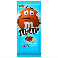Шоколад M&M's Crispy & Minis Milk Chocolate Bar
