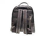 Рюкзак жіночий з натуральної шкіри Karya 6010-45 Чорний, фото 3