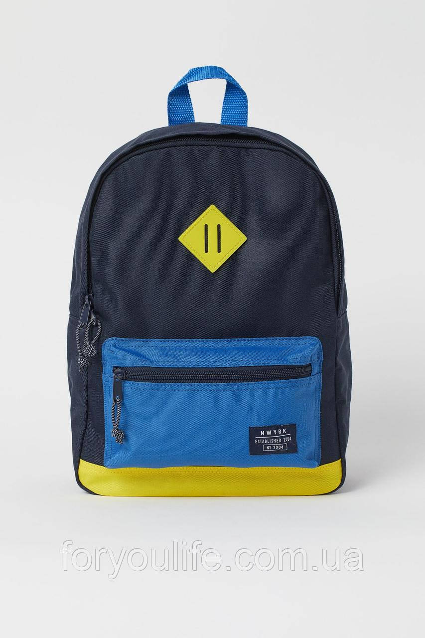 Рюкзак HM One Size 34х25х10 см Темно-синій