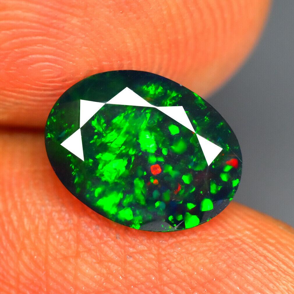 Чорний опал 1.66 Ct 9.80 x 7.40 x 4.06 MM, фото 1