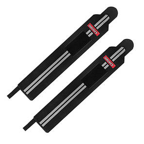 Бинти для зап'ястків AOLIKES A-1538 Black + Gray пензлі для спорту важкої атлетики, фото 1