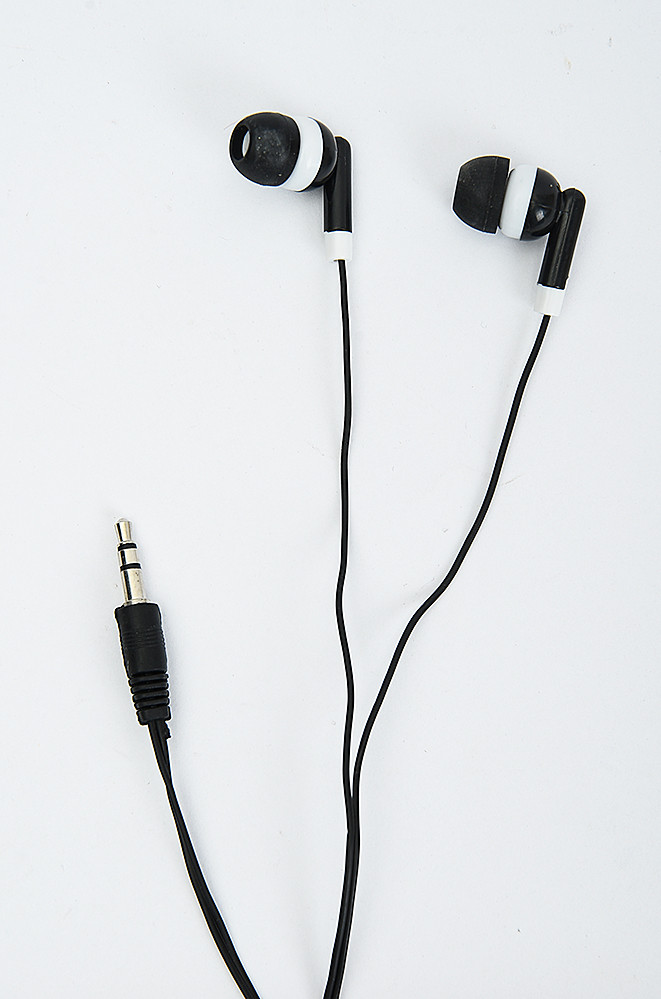 Навушники провідні чорні 2.5mm 136397P, фото 1