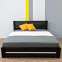 Ліжко дерев'яне Лотос з підйомним механізмом (масив бука)