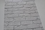 Шпалери вологостійкі на паперовій основі Континент Цегла сірий 0,53х10,05м (2190), фото 6