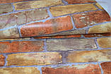 Шпалери вологостійкі на паперовій основі Charm Лофт помаранчевий 0,53х10,05м (114 - 01), фото 2