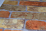 Шпалери вологостійкі на паперовій основі Charm Лофт помаранчевий 0,53х10,05м (114 - 01), фото 4