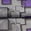 Шпалери паперові Континент Нелми фіолетовий 0,53 х 10,05 м (1489)