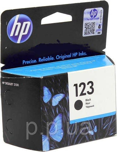 Картридж для HP DeskJet 2130 HP 123 Black F6V17AE, цена 528 грн - Prom ...