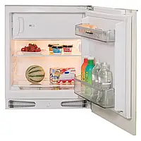 Встраиваемый однокамерный холодильник Fabiano FBRU 0120, объемом 115 литров, морозильная камера внутри
