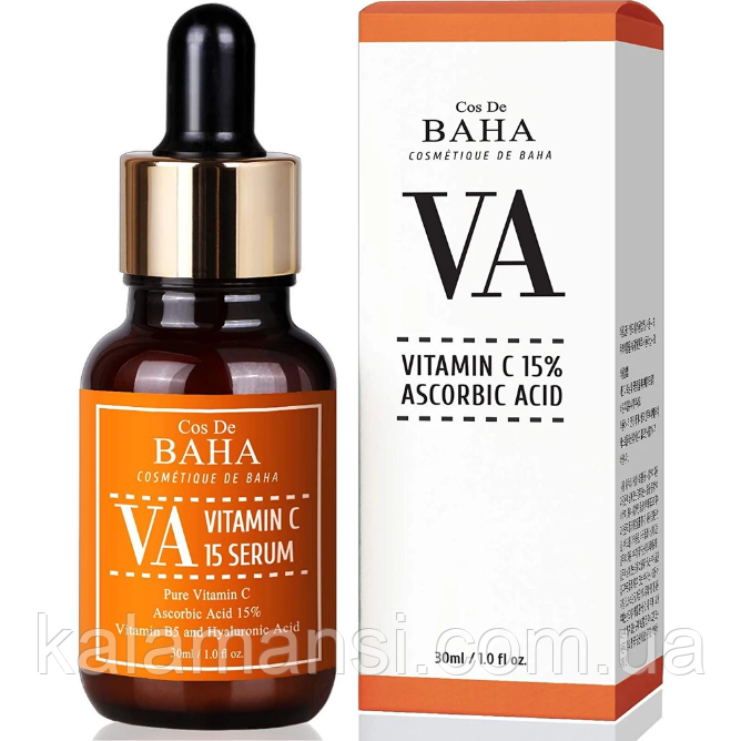 Освітлювальна сироватка з вітаміном C Cos De BAHA Vitamin C 15% VA Serum 30 мл