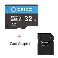 Карта памяти MicroSD c переходником на SD Orico 32 Gb