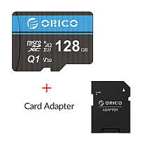 Карта памяти MicroSD c переходником на SD Orico 128 Gb