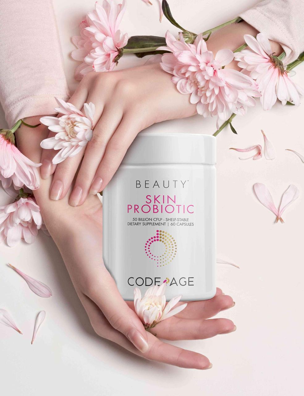 CodeAge Skin Probiotic / Пробіотик для здоров'я шкіри 60 капсул