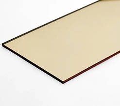 Акрил дзеркальне золото 3 мм