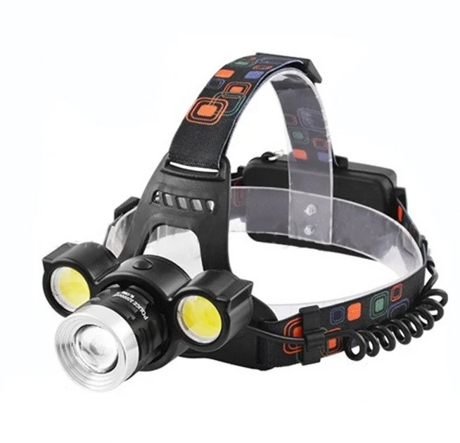 Налобный фонарь BL 878 + COB T6 фонарик 1050 Lumen
