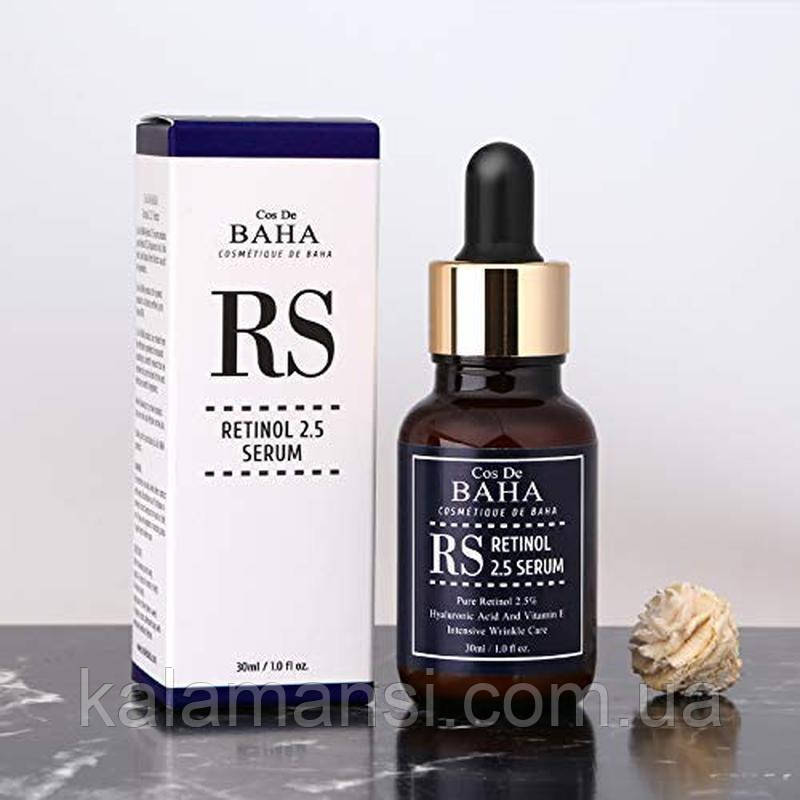 Омолоджувальна сироватка з ретинолом Cos De BAHA RS Retinol 2,5% Serum 30 мл