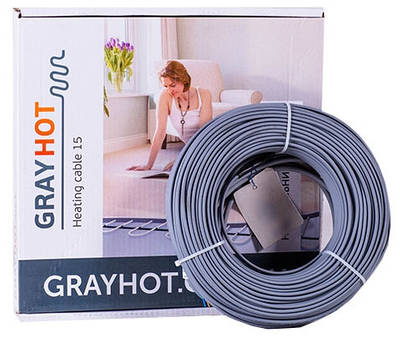 Кабель теплої підлоги GrayHot двожильний 15 Вт/м