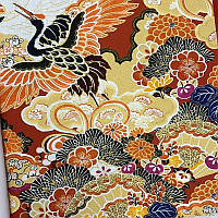Обои виниловые на флизелиновой основе Rasch Kimono 0,53х10,05м красный (409345), фото 1