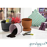 Горщик для квітів Lux 1,7 л зелений, фото 4