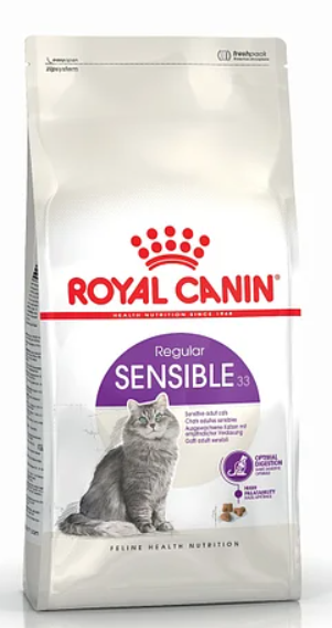 Royal Canin (Роял Канин) SENSIBLE Сухой корм для кошек с чувствительным пищеварением, 400 г