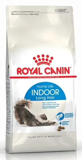 Royal Canin (Роял Канін) INDOOR LONG HAIR корм для домашніх довгошерстих кішок, 2 кг