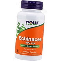 Ехінацея NOW Echinacea 400 mg 100 кап, фото 2