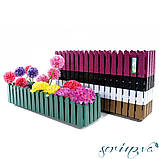 Горщик для квітів балконний Istanbul 9 л білий, фото 8