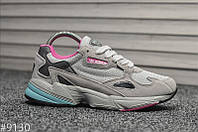 Жіночі Кросівки Adidas Falcon "Gray Pink Blue" - "Сірі Рожеві Блакитні" TD173 Жіночі Кросівки Adidas Falcon "Gray Pink Blue" - "Сірі Рожеві Блакитні"