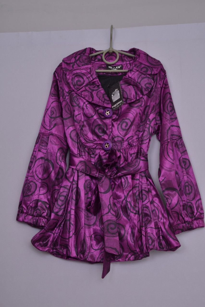 Л-298 Плащ для дівчинки на ґудзиках, фото 1