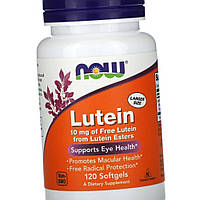 Лютеїн NOW Lutein 10 mg 120 капс вітаміни для зору