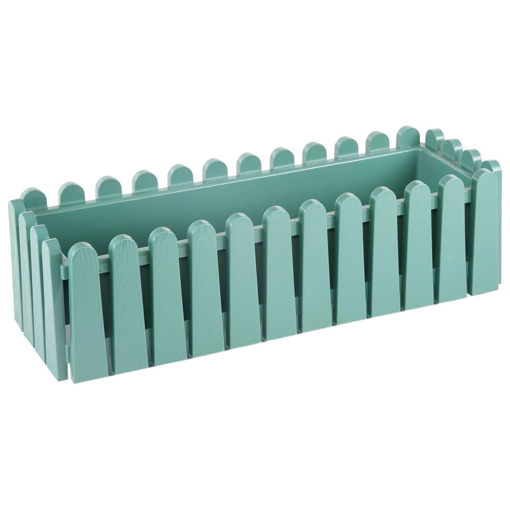 Горщик для квітів балконний Istanbul 9 л зелений, фото 1