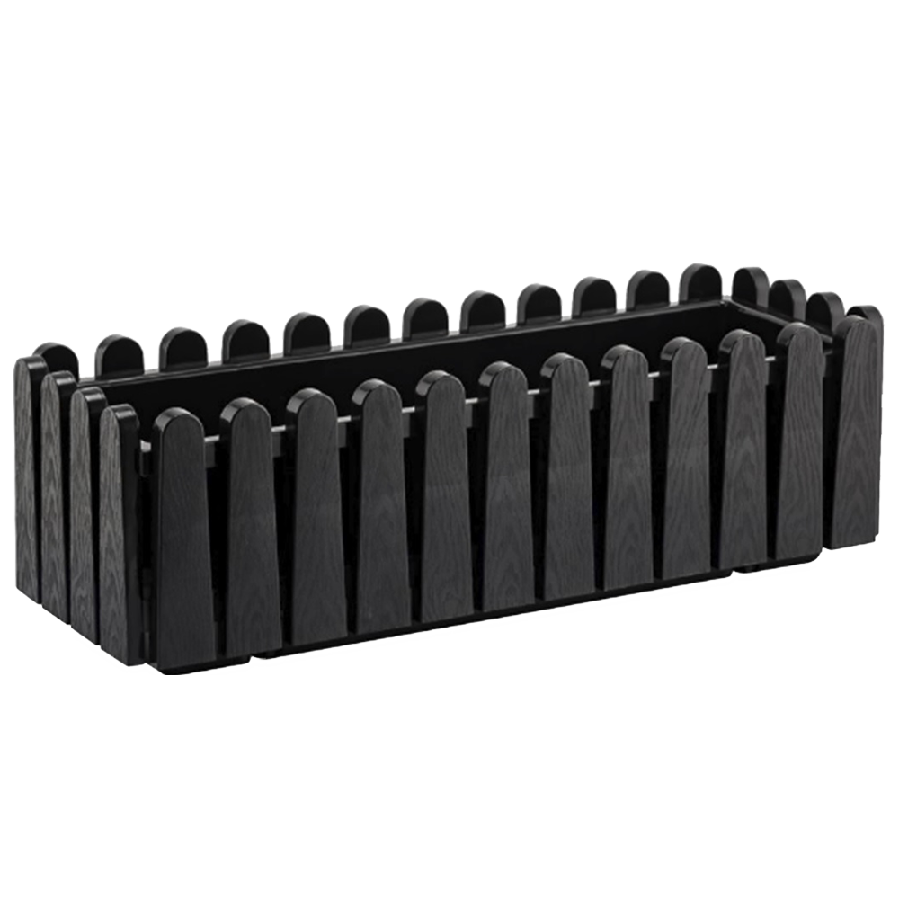 Горщик для квітів балконний Istanbul 9 л чорний, фото 1