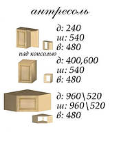 Антресоль Василина 600 480х600х540мм Майстер Форм, фото 3