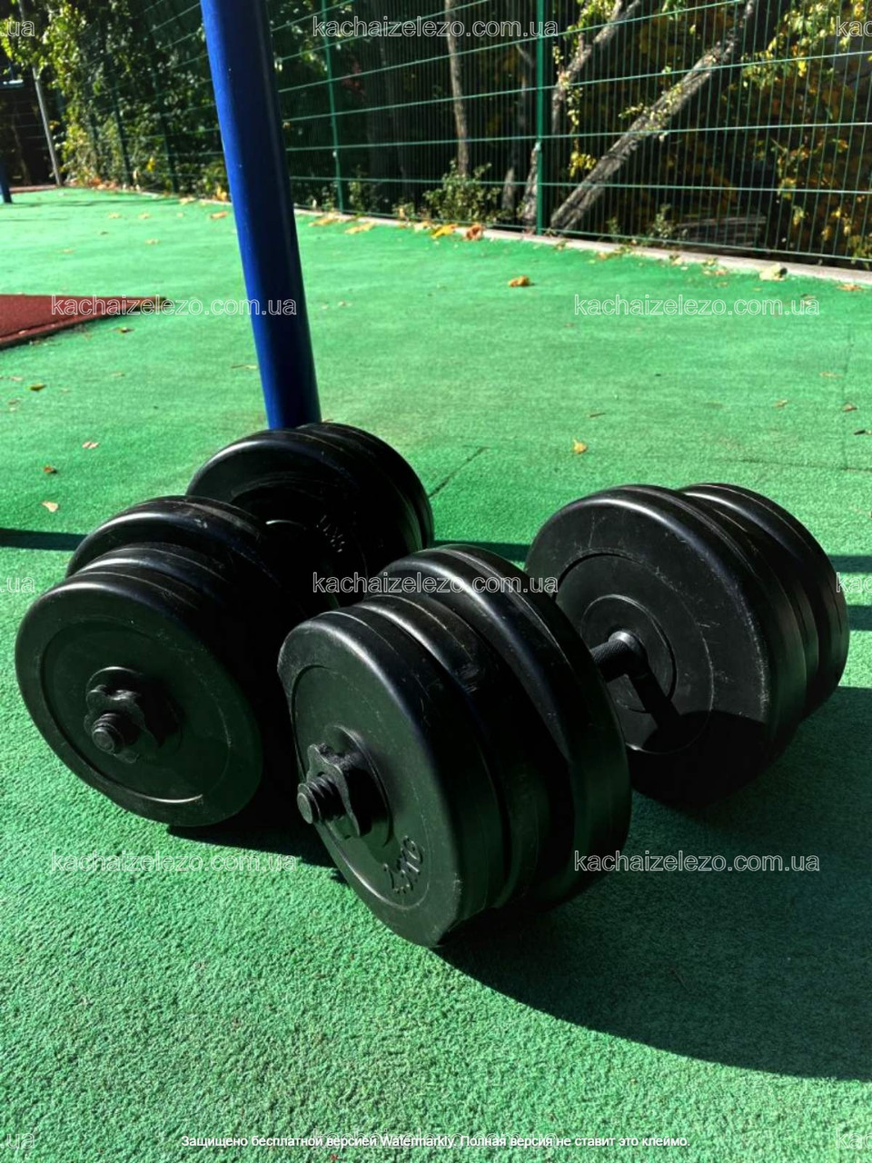 Гантелі набірні 2 по 20 кг з ABS покриттям Гантелі, гирі, штанги та диски бітумні