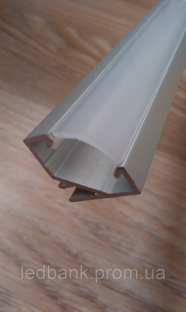 Купить Алюминиевый профиль для светодиодной ленты угловой с ...