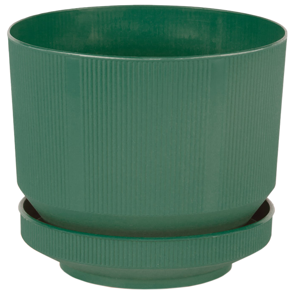 Горщик для квітів Lux 1,7 л зелений, фото 1
