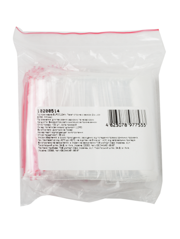 Пакет-струна с замком Zip-Lock 60*80 мм 100 шт