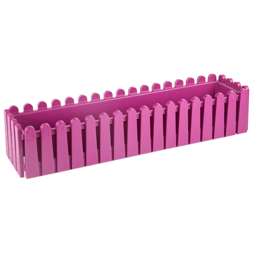 Горщик для квітів балконний Istanbul 14 л фіолетовий, фото 1