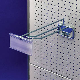 Цінникотримач для гачків DRA50 прозорий 65 мм