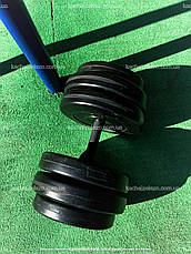 Гантелі набірні 2 по 23 кг з ABS покриттям Гантелі, гирі, штанги та диски бітумні, фото 3