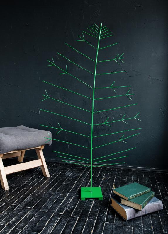 Металева ялинка Adore Decor 120х70 см Зелена
