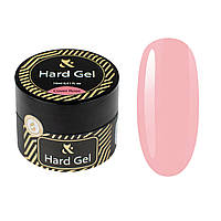 Моделюючий гель для нарощування нігтів F.O.X Hard Gel Cover Rose, 15 мл