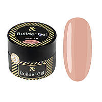 Моделирующий гель для наращивания ногтей F.O.X Builder Gel Cover Peach, 15 мл