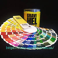 Полиуретановая краска GRAVIHEL RAL 7011 глянецая 1,0 л