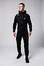 Спортивний стильний костюм на блискавці з капюшоном reebok ufc, фото 3